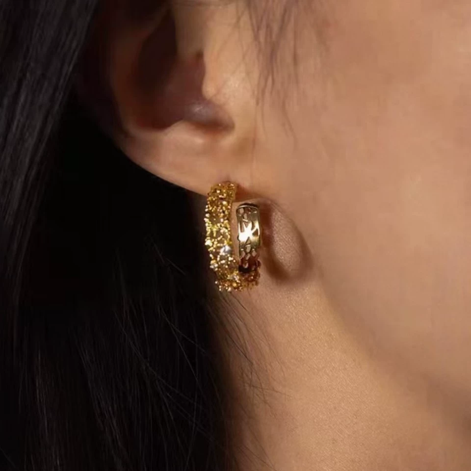 Rosy Whisper Petal Earrings gallery 2