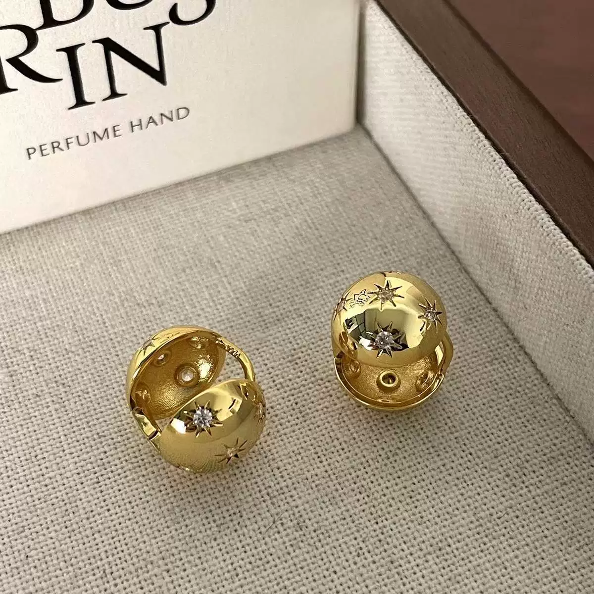 Electroplated Tassel Zircon Earrings