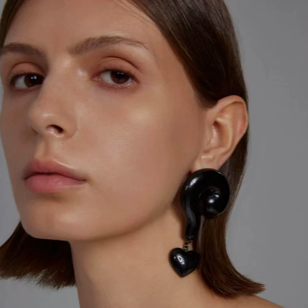 Ankora Red Question Mark European Earrings gallery 3