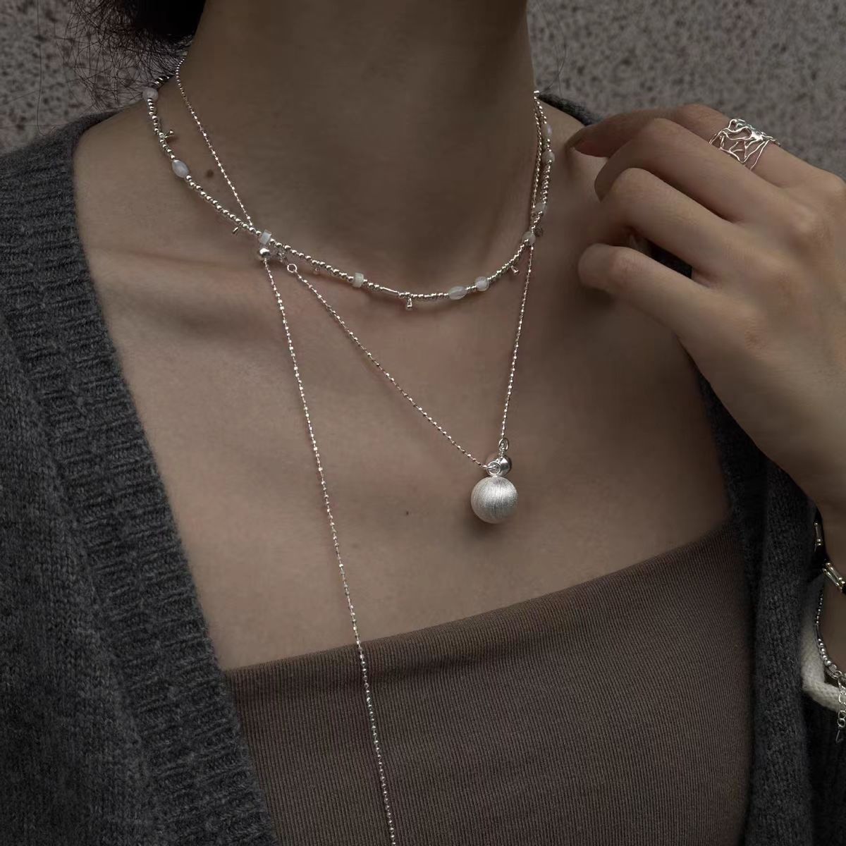 Bead Pendant Necklace