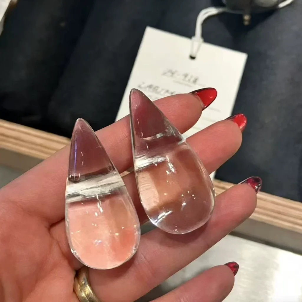 Clear Teardrop Resin Teardrop Earrings