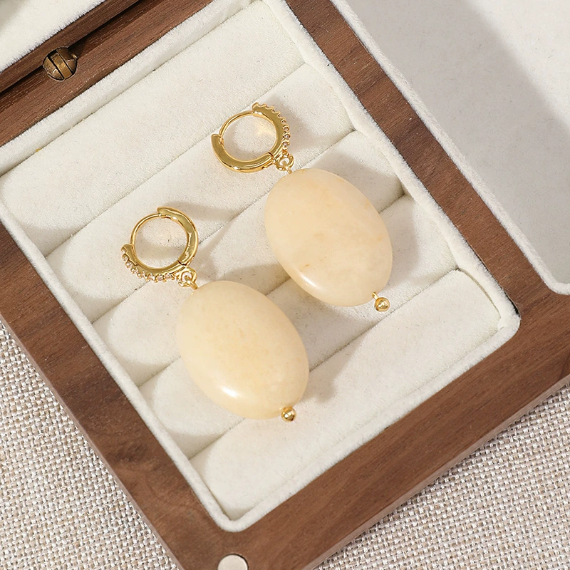 Copper Plated 18K Gold Ear Earrings gallery 2