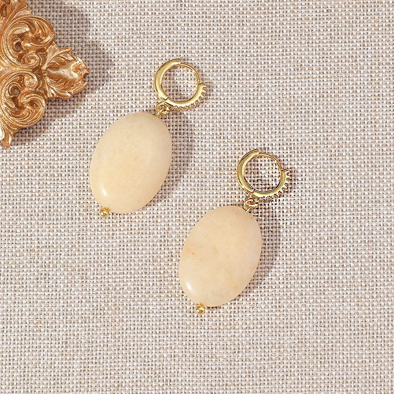 Copper Plated 18K Gold Ear Earrings