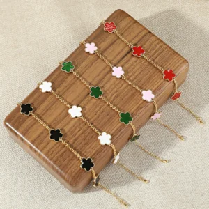 Copper Plated Real Gold Drop Bracelet