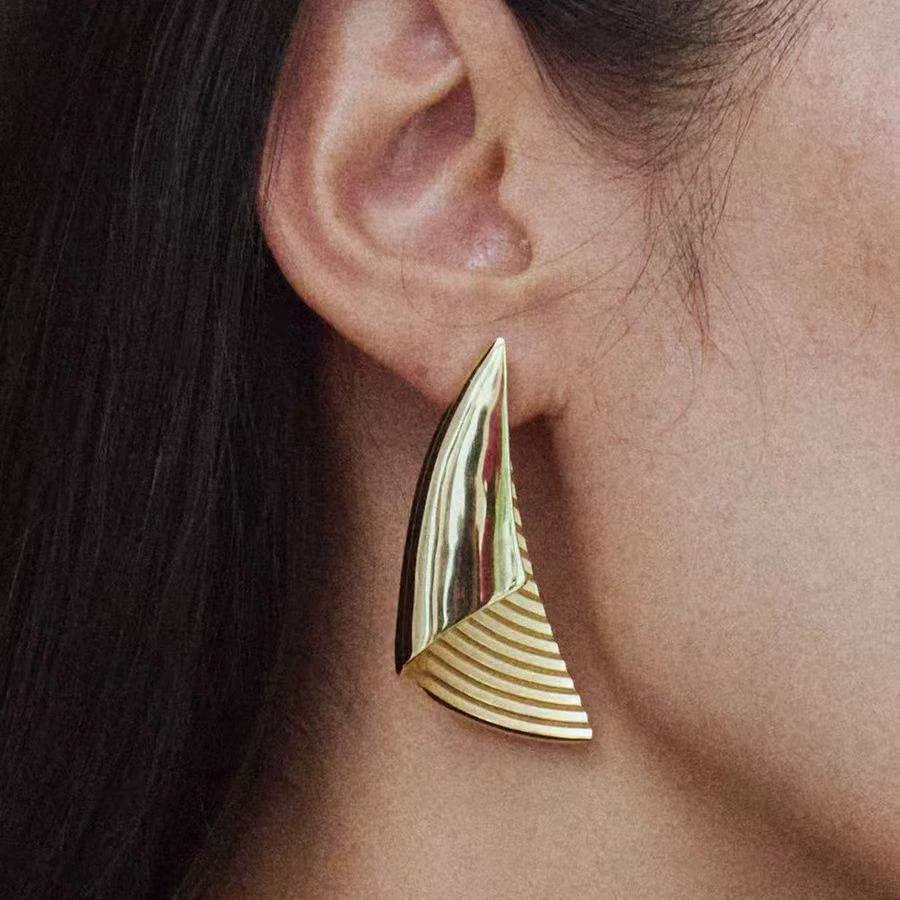 Twist Spiral Drop Earrings