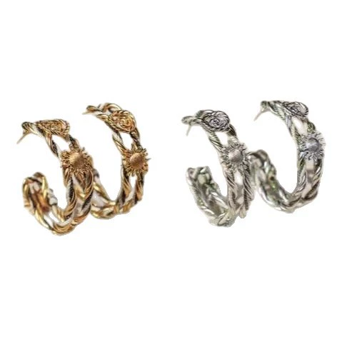 Earring Hollow Hoop Earrings gallery 3