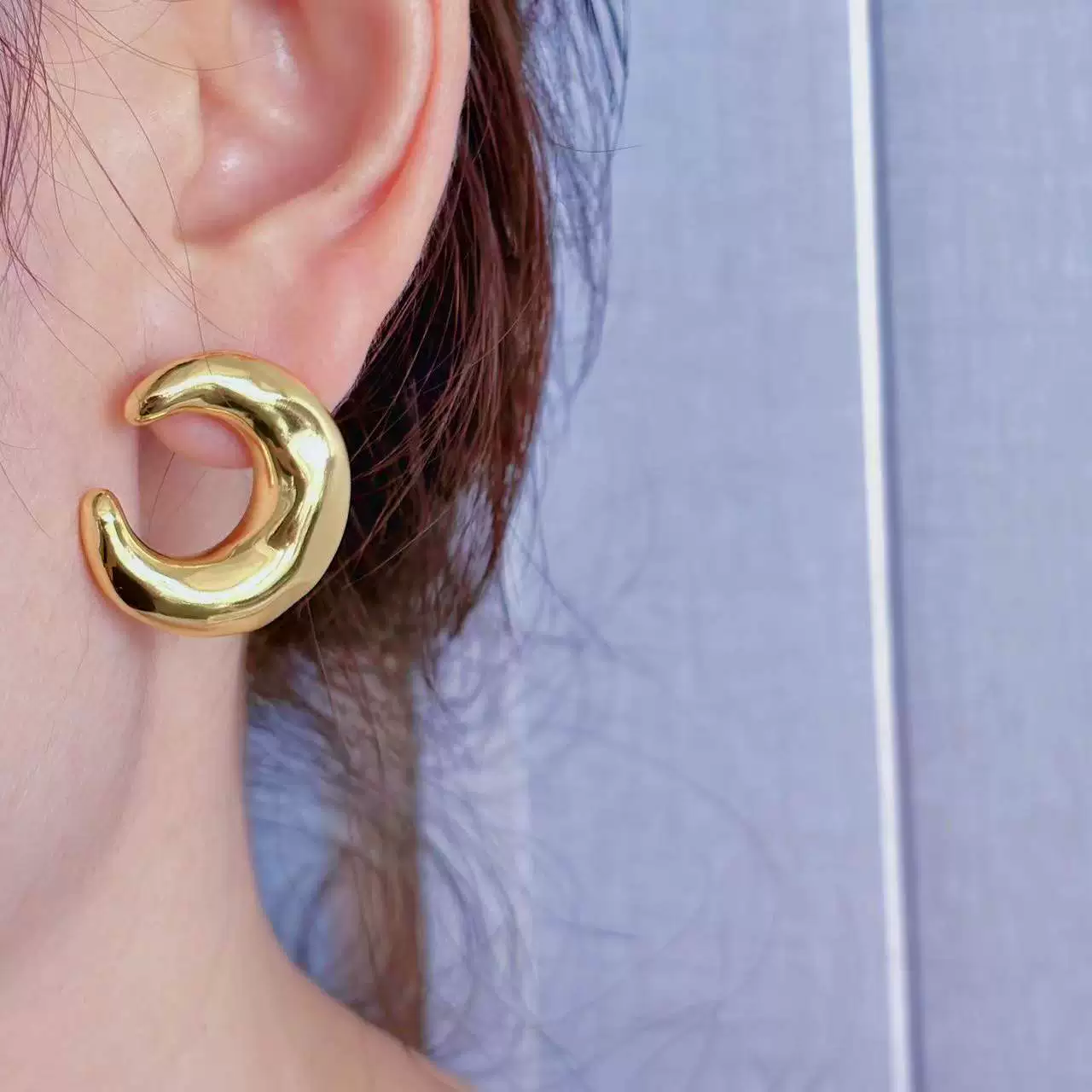 European And American Simple Ins Earrings gallery 3