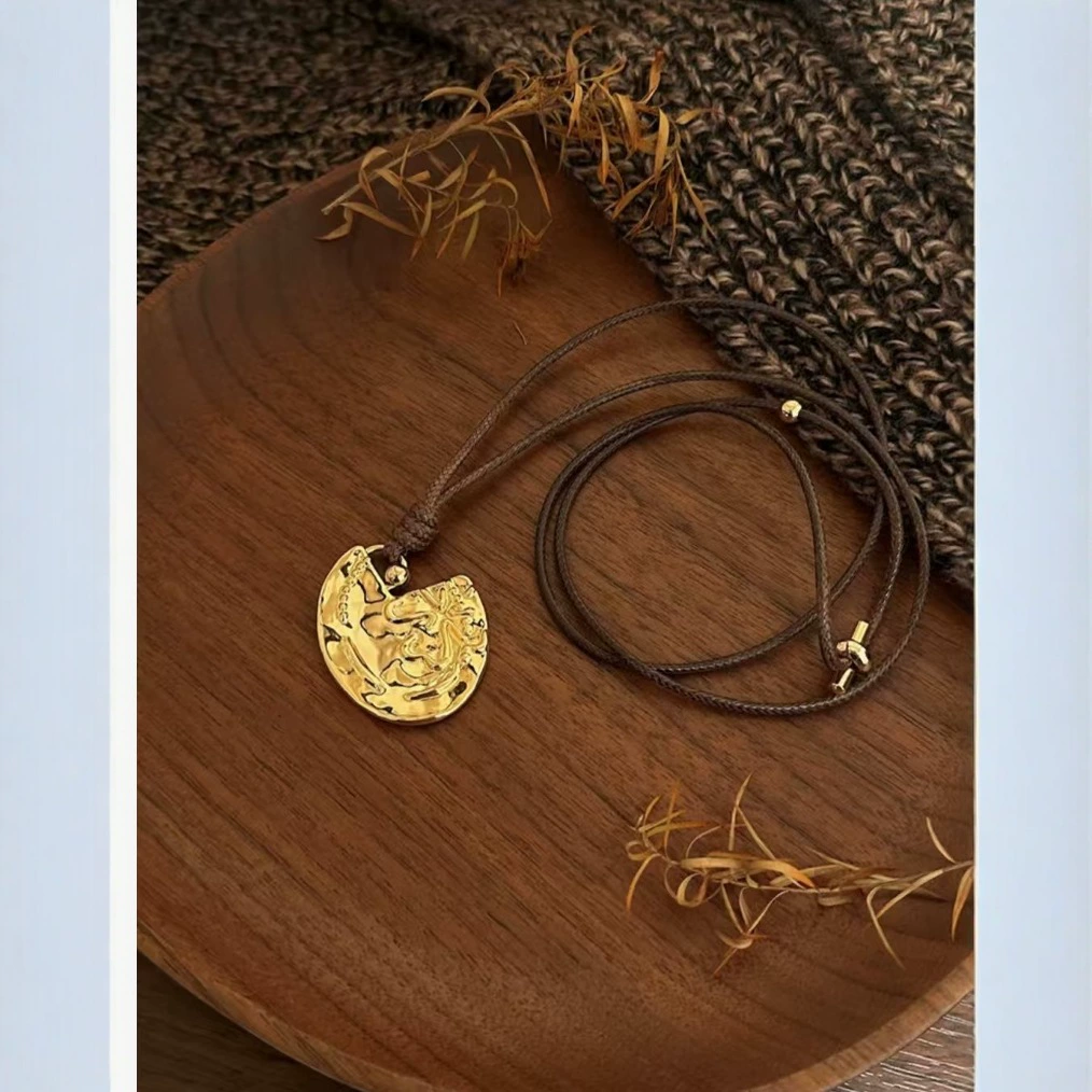 Geometric Sweater Chain &#8216;S French Necklace