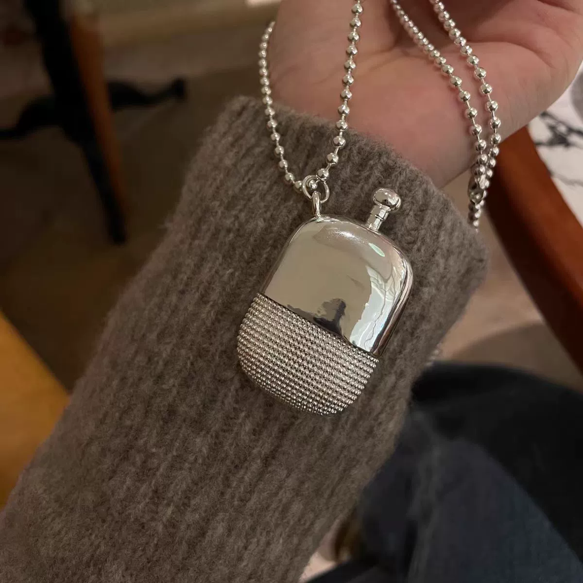 Wine Bottle Necklace gallery 2