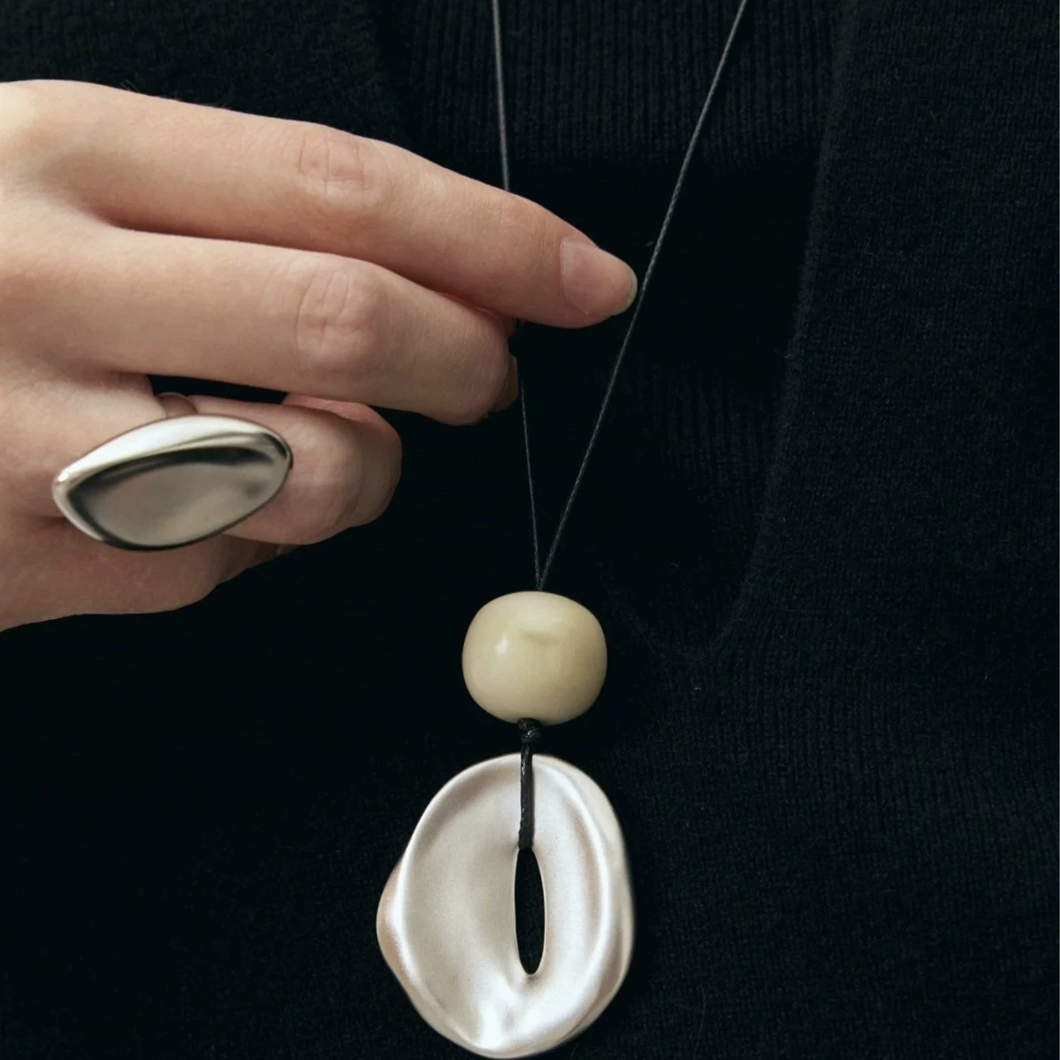 Light Pendant Long Necklace gallery 2