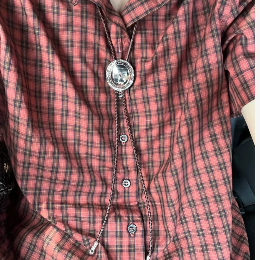 Woven Leather Rope Necklace gallery 2