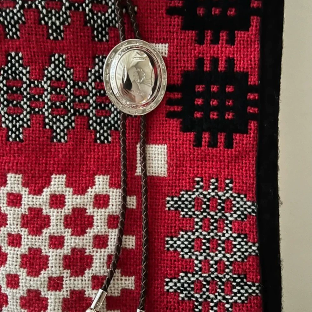 Woven Leather Rope Necklace