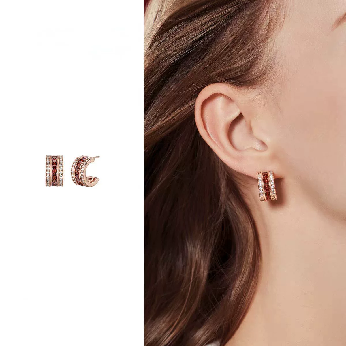 Lucky Red Pendant Necklace Set