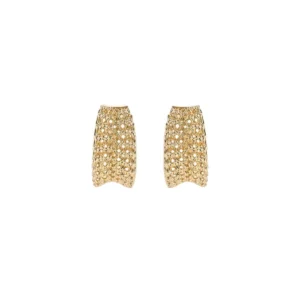 Luxe Hollow Metal Stud Earrings