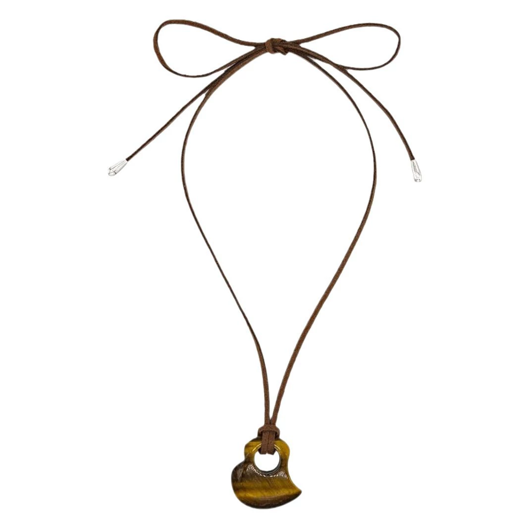 Maillard Style Ins Style Woolen Necklace gallery 3