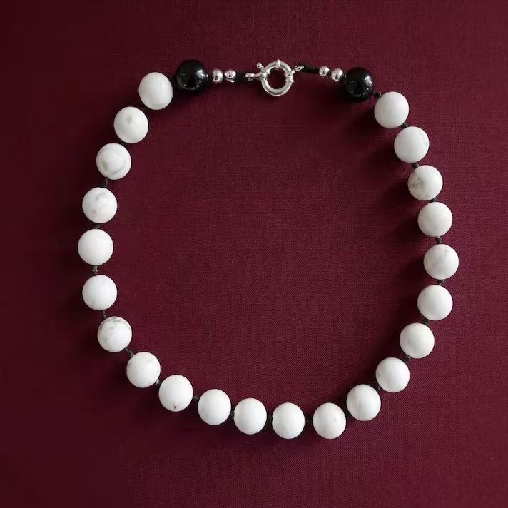 Natural Beaded Bead Necklace