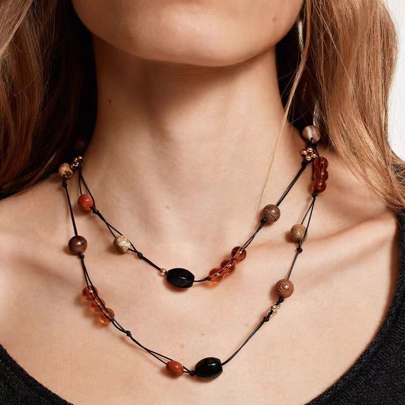 Natural Beaded Necklace