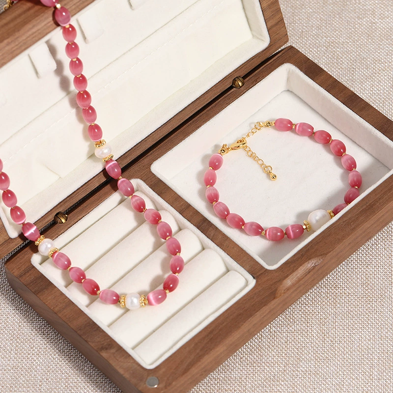 Natural Pearl Pink Necklace