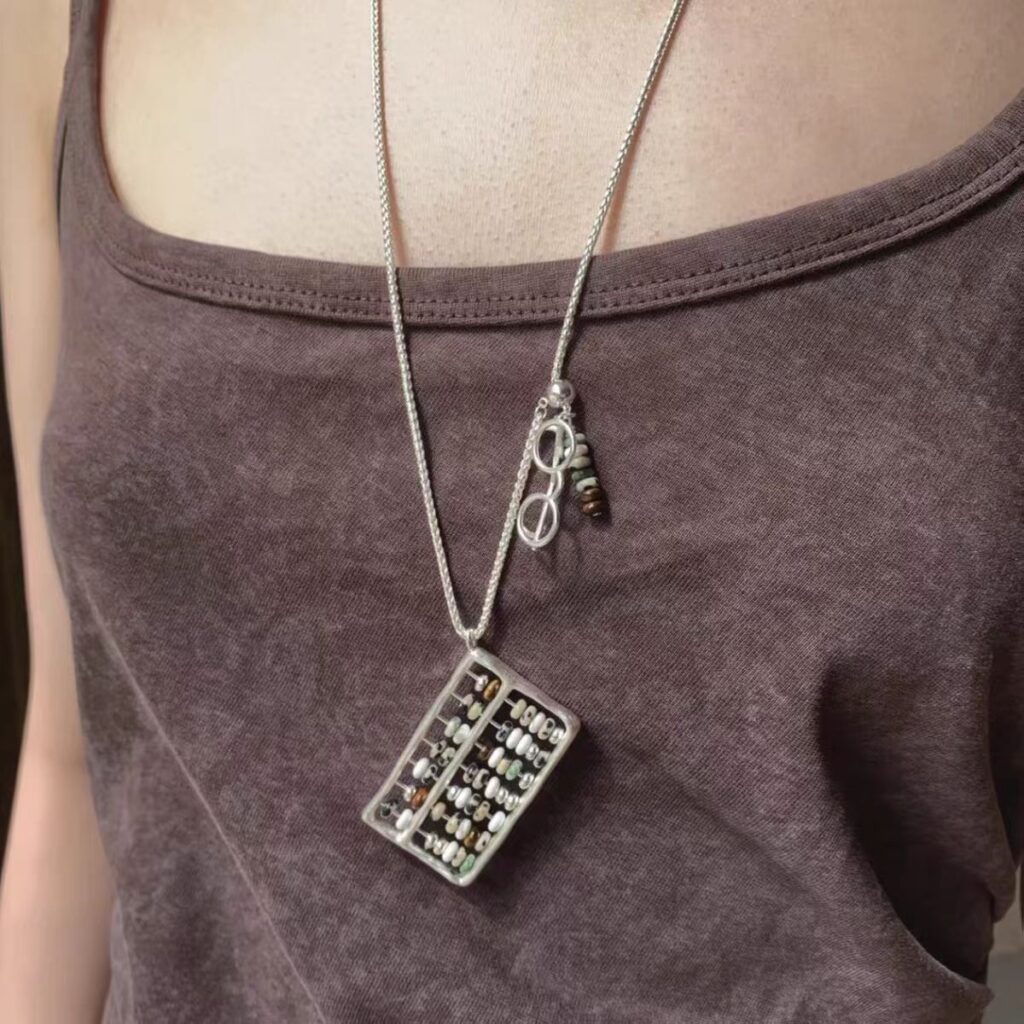 Natural Stone Pendant Necklace