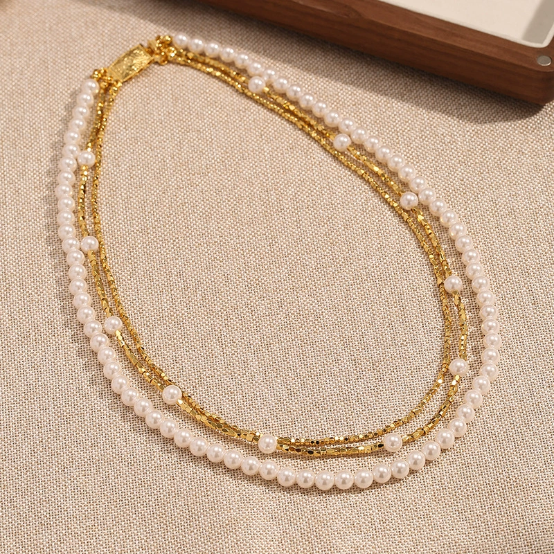 Pearl 18k Necklace gallery 2