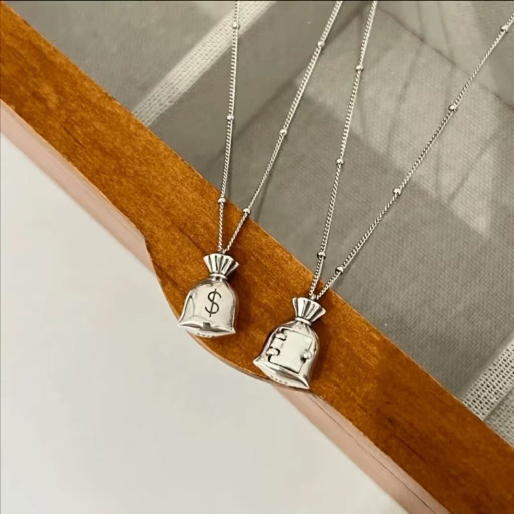 Vintage Pendant Cord Necklace