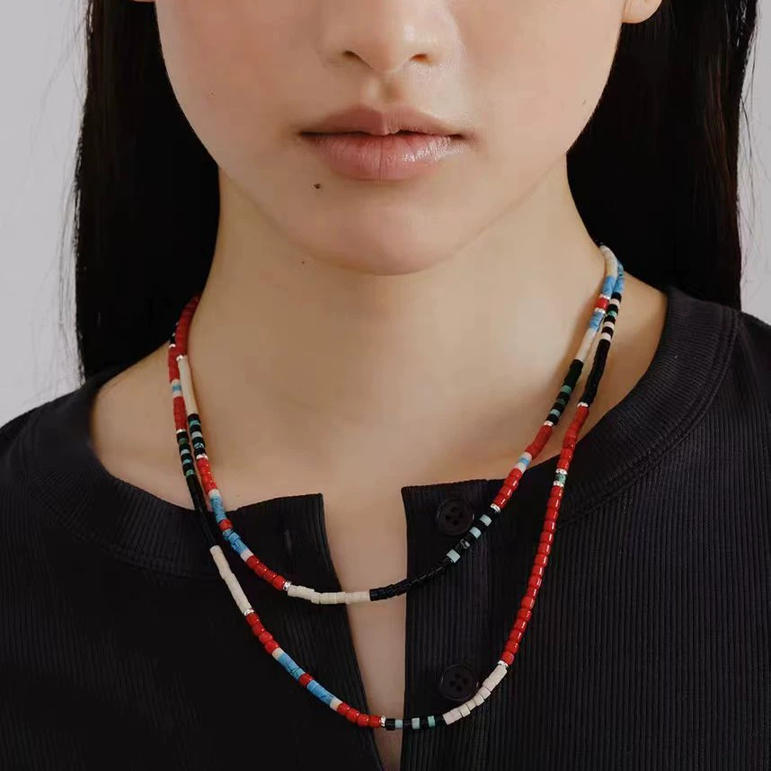 Picnique Little Horseshoe Glaze Turquoise Necklace gallery 2