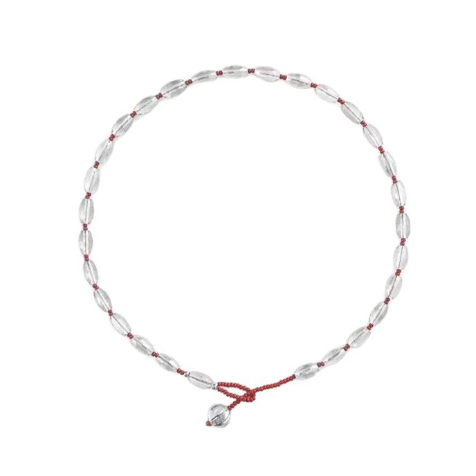 Red Agate Pendant Beaded Necklace gallery 2