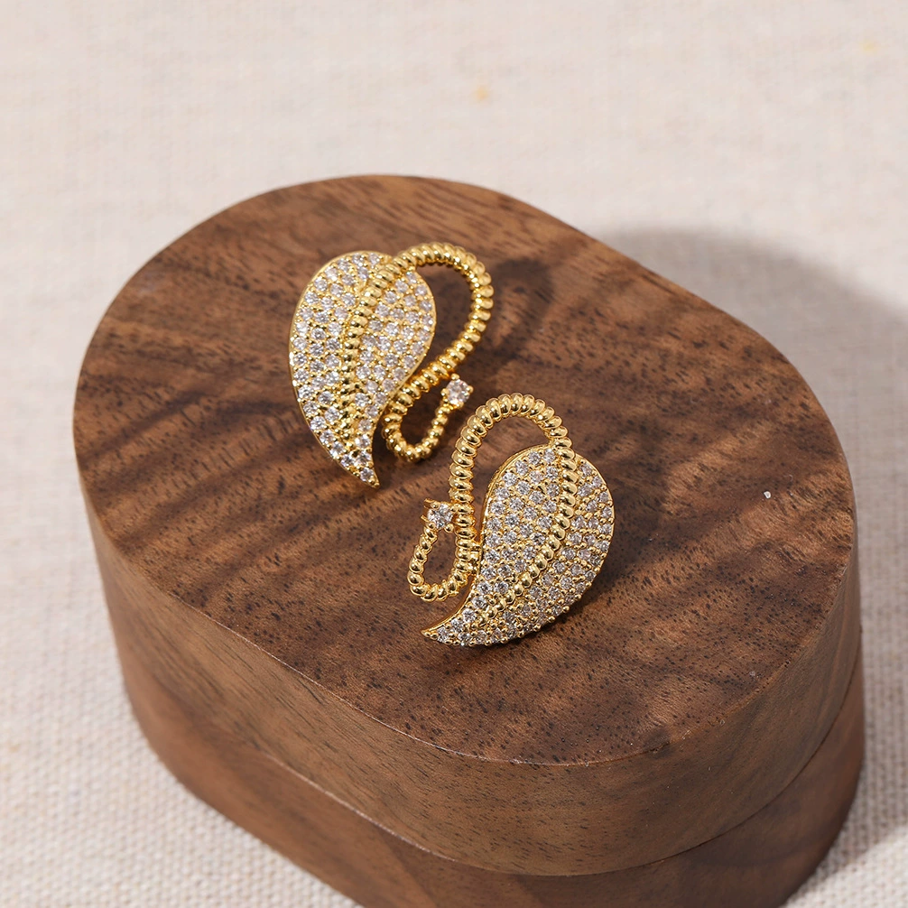 Silver Needle Exquisite Full Of Earrings gallery 2