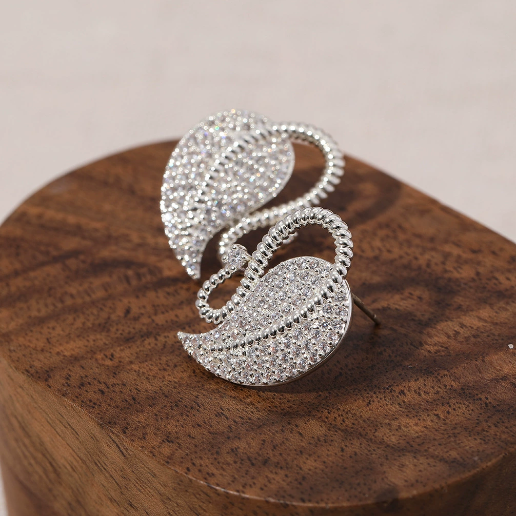 Silver Needle Exquisite Full Of Earrings