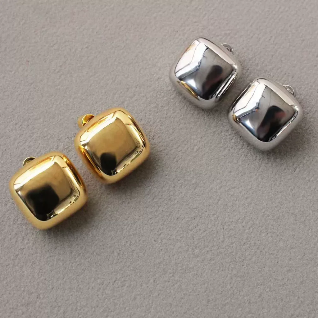 Simple Cold Style Metal Square Ring