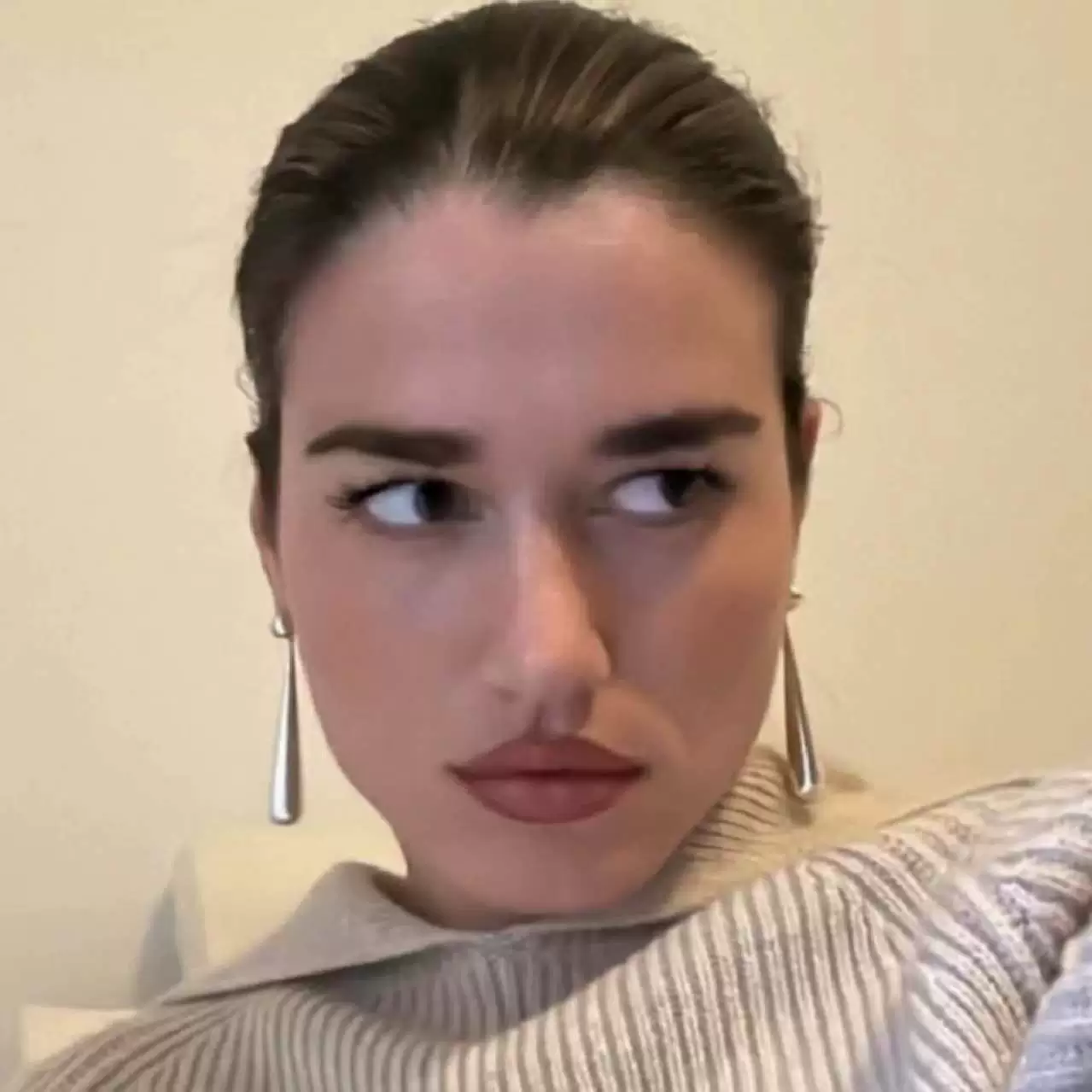 Solidified Water Drops Long Nordic Earrings gallery 2