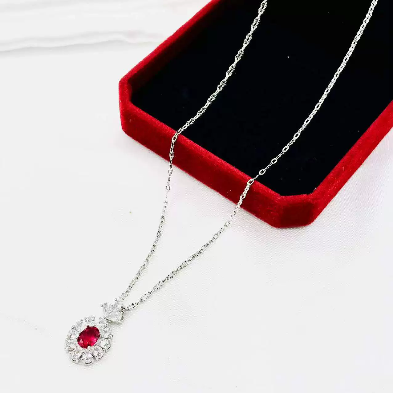 Trendy S925 Silver Clavicle Chain Necklace gallery 2
