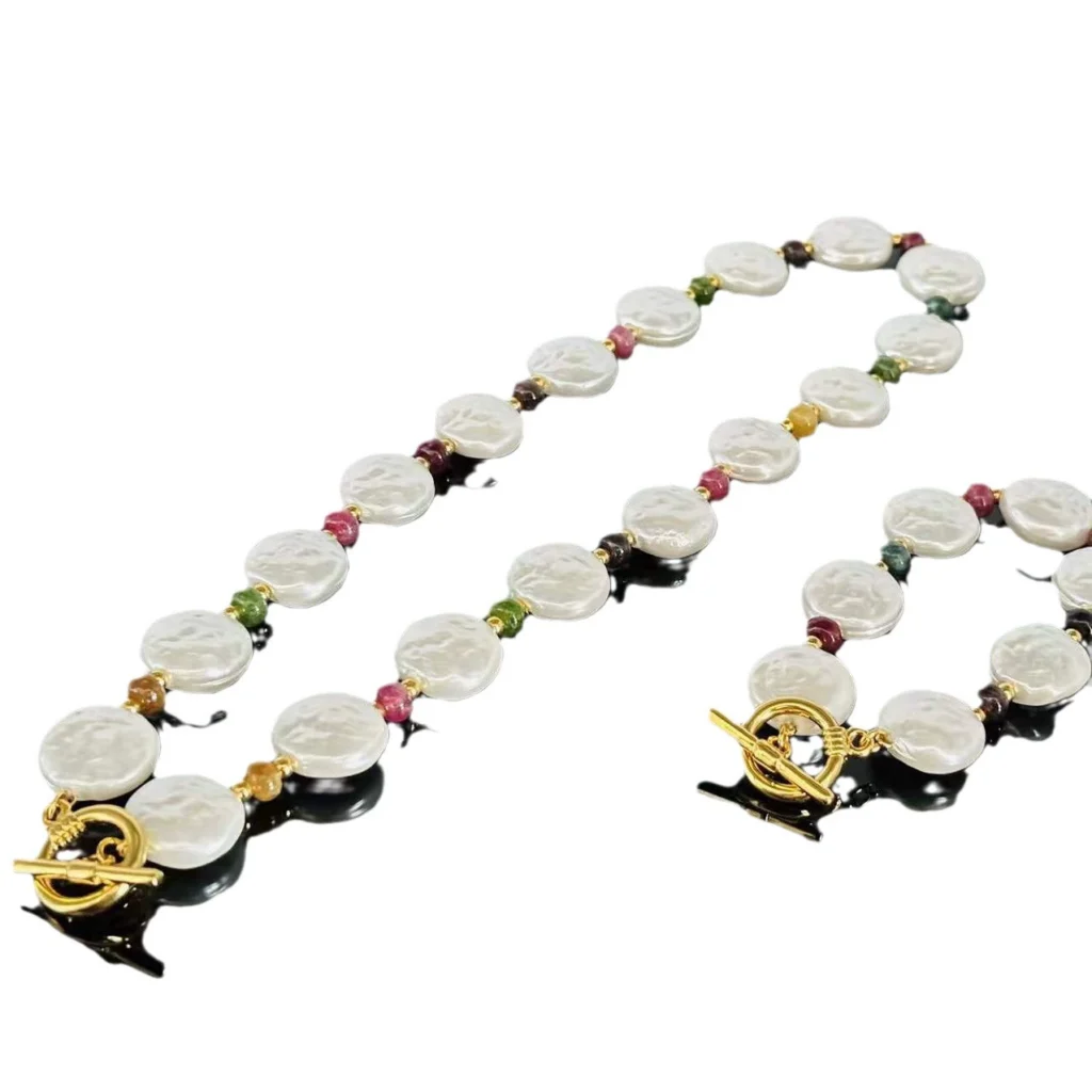 Vintage Mixed With Baroque Pearls Necklace